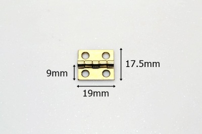 Brass Plated '' Butt Hinge pack (2 hinges)